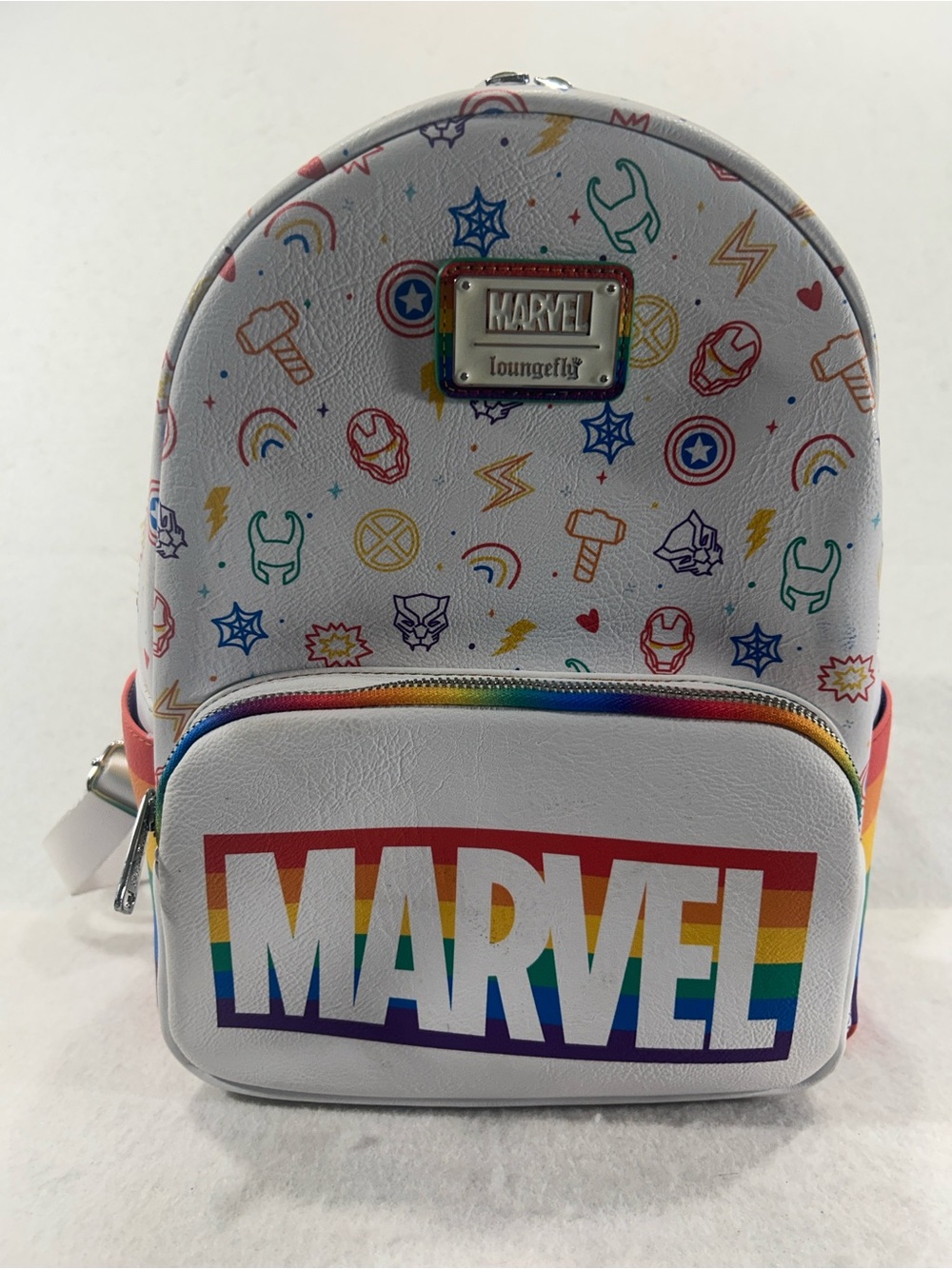 Disney Parks Marvel Pride Collection Loungefly Mini Backpack